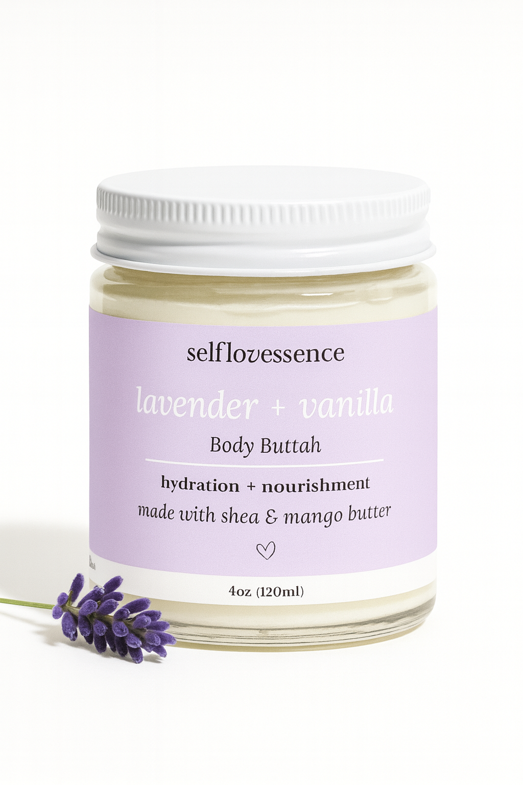 lavender whipped body butter for soft glowing skin