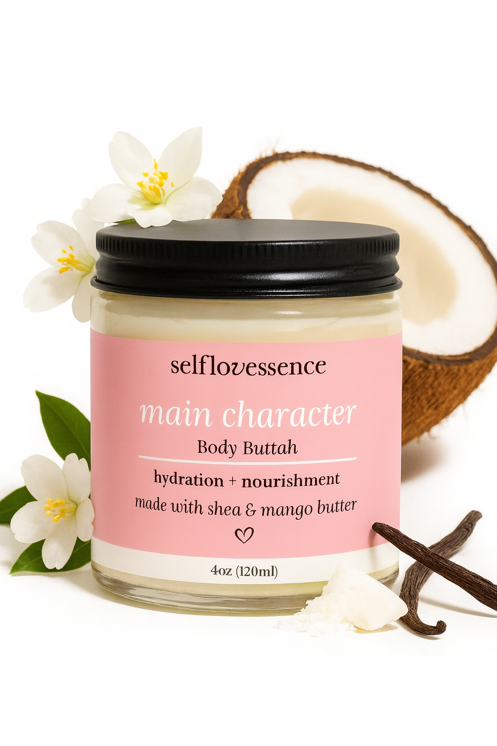 luxury plant-based body butter for dry sensitive skin